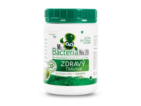 Aktivátor Mr.Bacteria No.20, živiny pre zdravý trávnik, 1000g Aktivátor Mr.Bacteria No.20, živiny pre zdravý trávnik, 1000g
