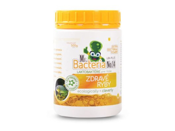Aktivátor Mr.Bacteria No.14, laktobaktérie pre zdravé ryby, 500g