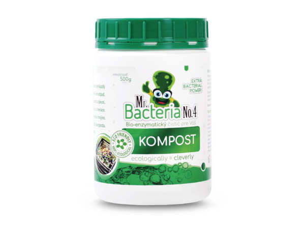 Aktivátor Mr.Bacteria No.4, do kompostu, 500 g Aktivátor Mr.Bacteria No.4, do kompostu, 500 g