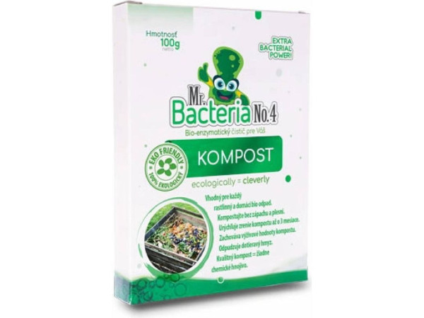 Aktivátor Mr.Bacteria No.4, na kompost, 100g Aktivátor Mr.Bacteria No.4, na kompost, 100g