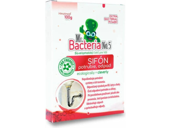 Aktivátor Mr.Bacteria No.5, do sifónu, 100g Aktivátor Mr.Bacteria No.5, do sifónu, 100g