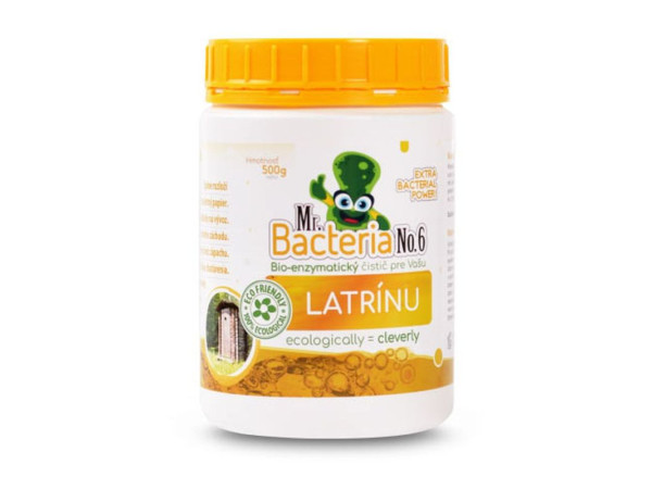 Aktivátor Mr.Bacteria No.6, do latríny, 500 g Aktivátor Mr.Bacteria No.6, do latríny, 500 g