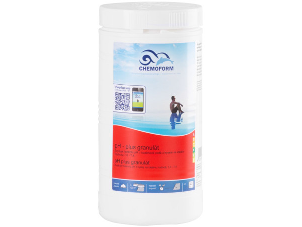 Prípravok do bazéna Chemoform 0802, pH plus, 1kg Prípravok do bazéna Chemoform 0802, pH plus, 1kg