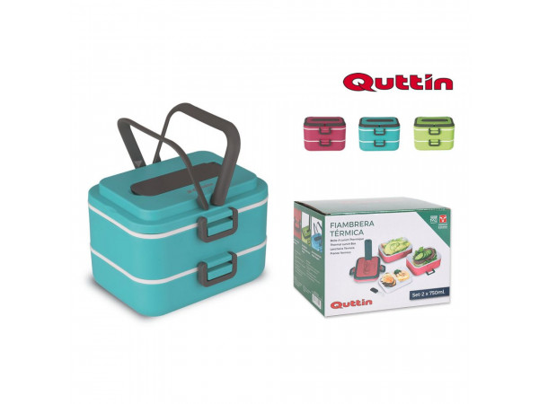 Termobox na jedlo Quttin 8940, dvojdielný 1,5L Termobox na jedlo Quttin 8940, dvojdielný 1,5L