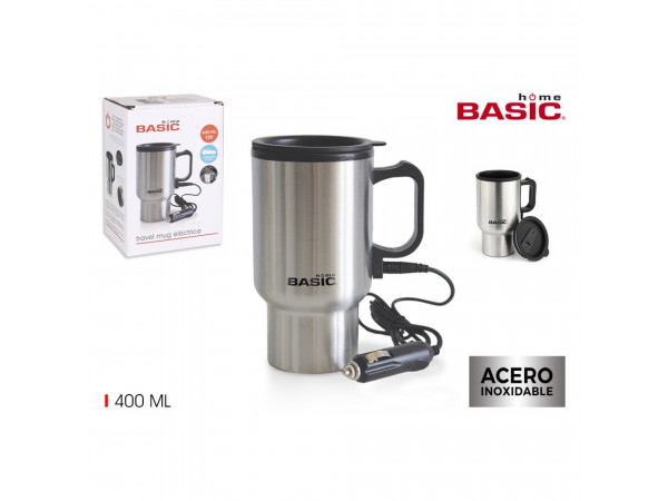 Termohrnček do auta s ohrevom home BASIC 2410, 400 ml Termohrnček do auta s ohrevom home BASIC 2410, 400 ml
