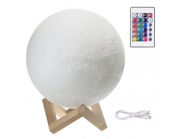 Nočná lampa s diaľkovým ovládaním, 20 režimov 18cm 15704 Nočná lampa s diaľkovým ovládaním, 20 režimov 18cm 15704