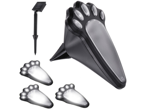 Solárne lampy LED záhradné nožičky, Verk 15902, 4ks Solárne lampy LED záhradné nožičky, Verk 15902, 4ks