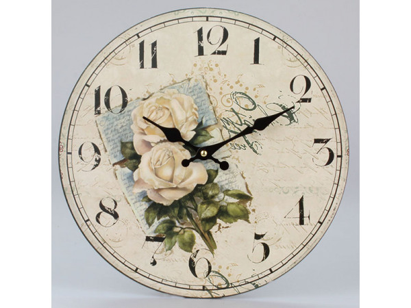 Nástenné hodiny HLC, Rose, 34cm Nástenné hodiny HLC, Rose, 34cm