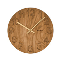 Drevené hodiny OAK Vlaha VCT1123, 34cm Drevené hodiny OAK Vlaha VCT1123, 34cm