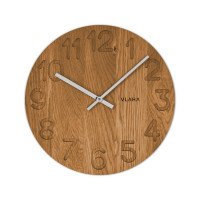 Drevené hodiny OAK Vlaha VCT1124, 34cm Drevené hodiny OAK Vlaha VCT1124, 34cm