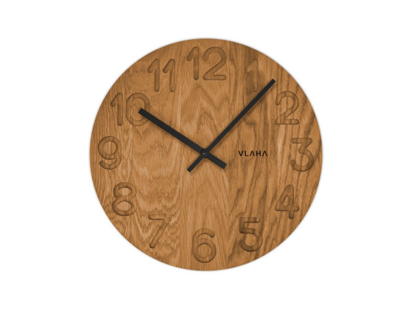 Drevené hodiny OAK Vlaha VCT1125, 34cm Drevené hodiny OAK Vlaha VCT1125, 34cm