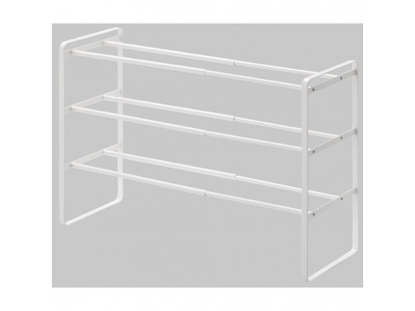 Nastavitelná polica na topánky YAMAZAKI Frame 7555 Shoe Rack 3, bílá Nastavitelná polica na topánky YAMAZAKI Frame 7555 Shoe Rack 3, bílá