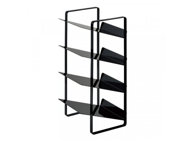 Organizér na plechovky Yamazaki Tower 4305, čierny 40cm Organizér na plechovky Yamazaki Tower 4305, čierny 40cm