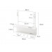 Organizér káblov Yamazaki Smart 5461, biely Organizér káblov Yamazaki Smart 5461, biely