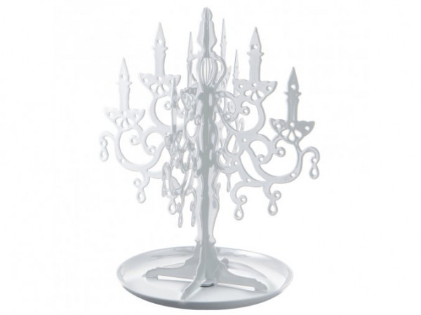 Stojanček na šperky Yamazaki Chandelier 6494, biela Stojanček na šperky Yamazaki Chandelier 6494, biela