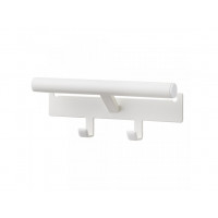 Vešiak na batoh Yamazaki Tower 5316, KOV/PLAST, Š.26 cm, biely Vešiak na batoh Yamazaki Tower 5316, KOV/PLAST, Š.26 cm, biely
