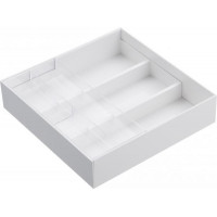 Priehradky do zásuvky Yamazaki Tower Desk Tray, biele Priehradky do zásuvky Yamazaki Tower Desk Tray, biele