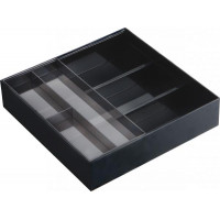 Priehradky do zásuvky Yamazaki Tower Desk Tray, čierne Priehradky do zásuvky Yamazaki Tower Desk Tray, čierne