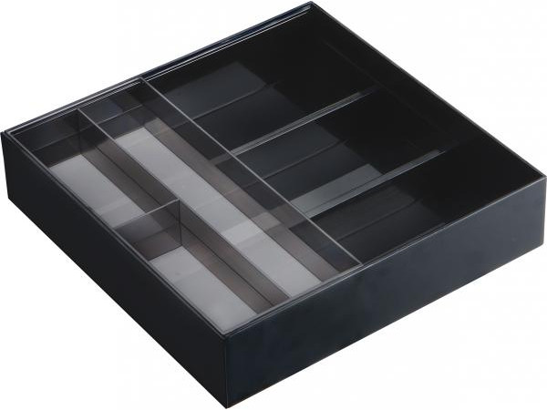 Priehradky do zásuvky Yamazaki Tower Desk Tray, čierne Priehradky do zásuvky Yamazaki Tower Desk Tray, čierne