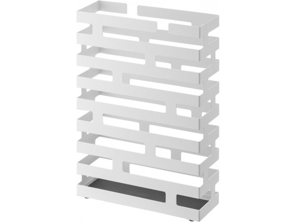 Stojan na dáždniky Yamazaki Brick, široký / biely Stojan na dáždniky Yamazaki Brick, široký / biely