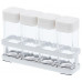 Stojan so 4 koreničkami YAMAZAKI Tower Spice Rack 4, biela