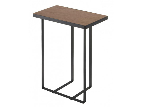 Stolík so stojanom na noviny Yamazaki Tower Magazine Rack & Table, čierny Stolík so stojanom na noviny Yamazaki Tower Magazine Rack & Table, čierny