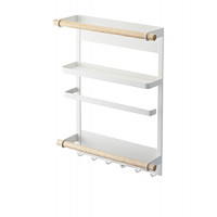 Veľký magnetický držiak Yamazaki Tosca Magnetic Side Rack, široký / biely Veľký magnetický držiak Yamazaki Tosca Magnetic Side Rack, široký / biely