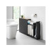 Výsuvný WC organizér Yamazaki Tower 1427, čierna Výsuvný WC organizér Yamazaki Tower 1427, čierna
