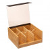 Čajový box so 6 priehradkami bambus 7754, 5Five Čajový box so 6 priehradkami bambus 7754, 5Five