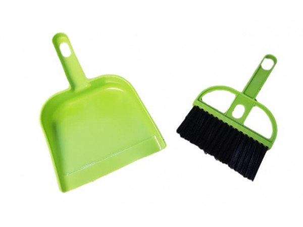 Mini metlička s lopatkou Eub 1427, zelená Mini metlička s lopatkou Eub 1427, zelená