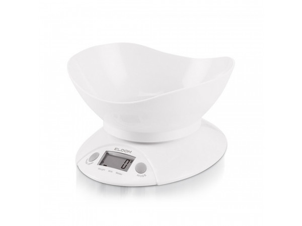 Kuchynská váha Eldom WK 290, 5kg, biela Kuchynská váha Eldom WK 290, 5kg, biela