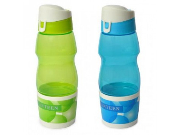 Fľaša na vodu s pohárom, 0,6L Fľaša na vodu s pohárom, 0,6L