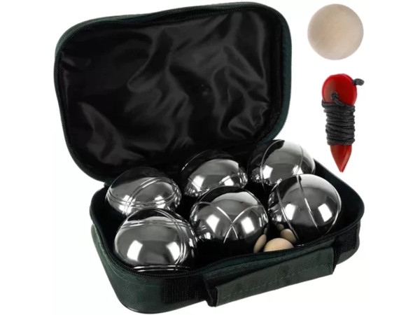 Kovové petanque gule 6 ks, Kruzzel 23440 Kovové petanque gule 6 ks, Kruzzel 23440