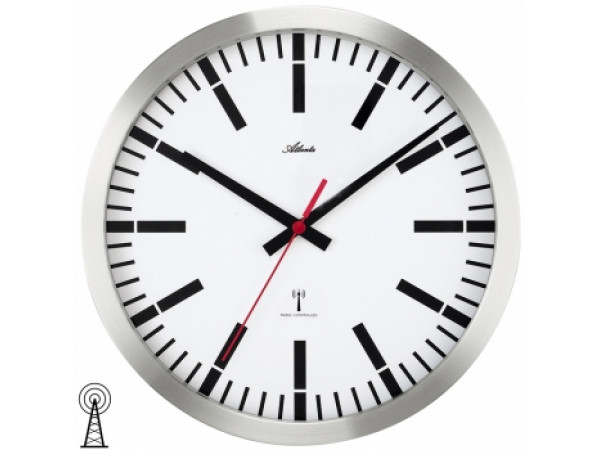 Nástenné hodiny Atlanta 4374, riadené rádiovým signálom, 45cm
