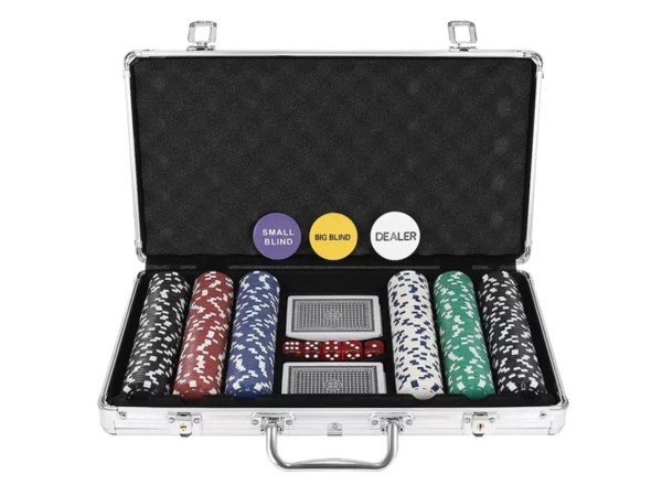 Poker s 300 žetónmi a kufríkom Malatec 23528 Poker s 300 žetónmi a kufríkom Malatec 23528