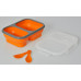 Box na jedlo Silikon tm-10, oranžový Box na jedlo Silikon tm-10, oranžový
