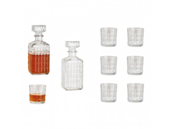 7-dielna sada karafy a pohárov na whisky 8404 7-dielna sada karafy a pohárov na whisky 8404