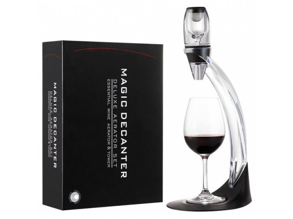 Dekantér na víno so stojanom, Magic Wine Decanter Deluxe Dekantér na víno so stojanom, Magic Wine Decanter Deluxe