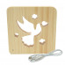 Drevená lampa AmbiWood 32654, holub Drevená lampa AmbiWood 32654, holub