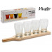 Drevený stojan s pohármi Vivalto 2134, 270 ml Drevený stojan s pohármi Vivalto 2134, 270 ml