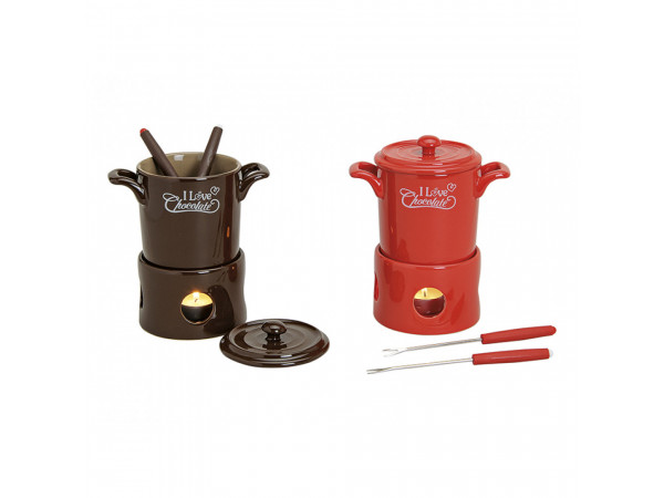 4 dielná sada na fondue keramická, čokoládové fondue, Wur570 4 dielná sada na fondue keramická, čokoládové fondue, Wur570