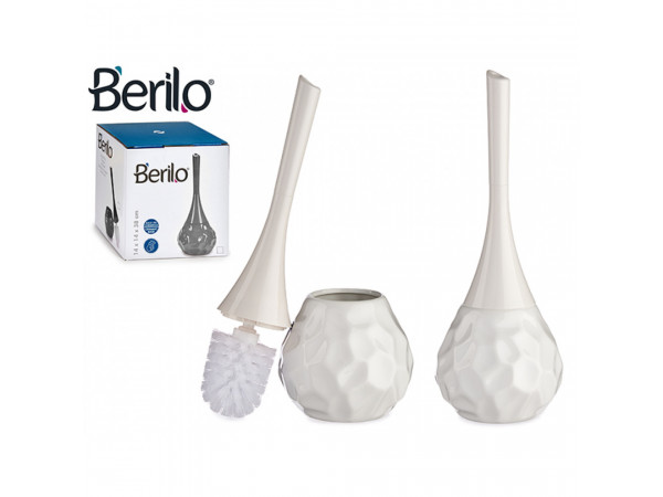 Keramická WC kefa Berilo 5139, biela Keramická WC kefa Berilo 5139, biela