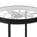 Konferenčný stolík s hodinami a poličkou Atmosphera Meca 7207, 50 cm