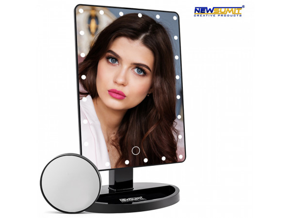 LED make up zrkadlo Newsumit 0238, čierne LED make up zrkadlo Newsumit 0238, čierne