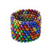 Magnetické guličky Neocube farebné 216ks, 5mm Isot6501