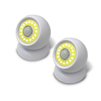 Magnetické LED svetlo so snímačom pohybu 2 kusy VG5689, biele