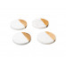 Mramorové podtácky pod poháre Secret de Gourmet 701A, biele Mramorové podtácky pod poháre Secret de Gourmet 701A, biele
