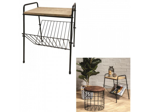 Stolík so stojanom na časopisy Home deco 6172, 45,5 cm