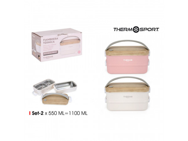 Termobox na jedlo 2426, dvojdielny 1100 ml Termobox na jedlo 2426, dvojdielny 1100 ml