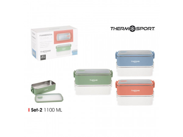 Termobox na jedlo 2491, dvojdielny 1100 ml Termobox na jedlo 2491, dvojdielny 1100 ml